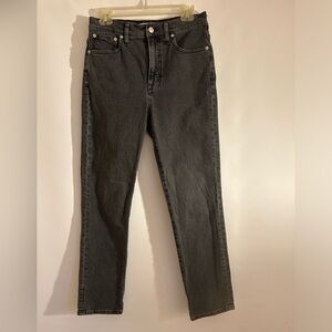 MADEWELL THE PERFECT VINTAGE JEANS IN LUNAR WASH COTTON WITH 1% SPANDEX SIZE 27